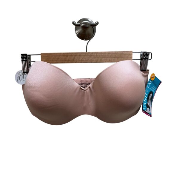 Vanity Fair Size 36DD Buff Nearly Invisible Strapless‎ Underwire Bra #74202 - Picture 3 of 10